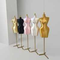 Mannequin femme grande taille sans jambes, style européen et américain, demi-corps, ajusté, pour présentation en magasin de vêtements
