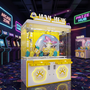 Man Meng Toy <b>Claw</b> Crane <b>Machine</b> Amusement Gift <b>Game</b> Small Doll <b>Machine</b> Metal/Acrylic/Glass 110V/220V - Product Image 3