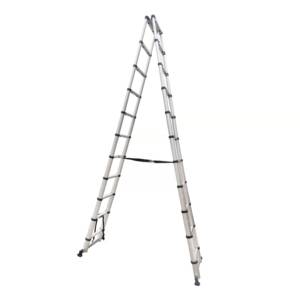 Aluminium moderne lichtgewicht telescopische vouwbare industriële trapladder met een draagvermogen van 150 kg - Product Image 6