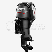 Moteur hors-bord marin 4 temps 130HP Nouveau moteur de bateau à essence électrique refroidi par eau