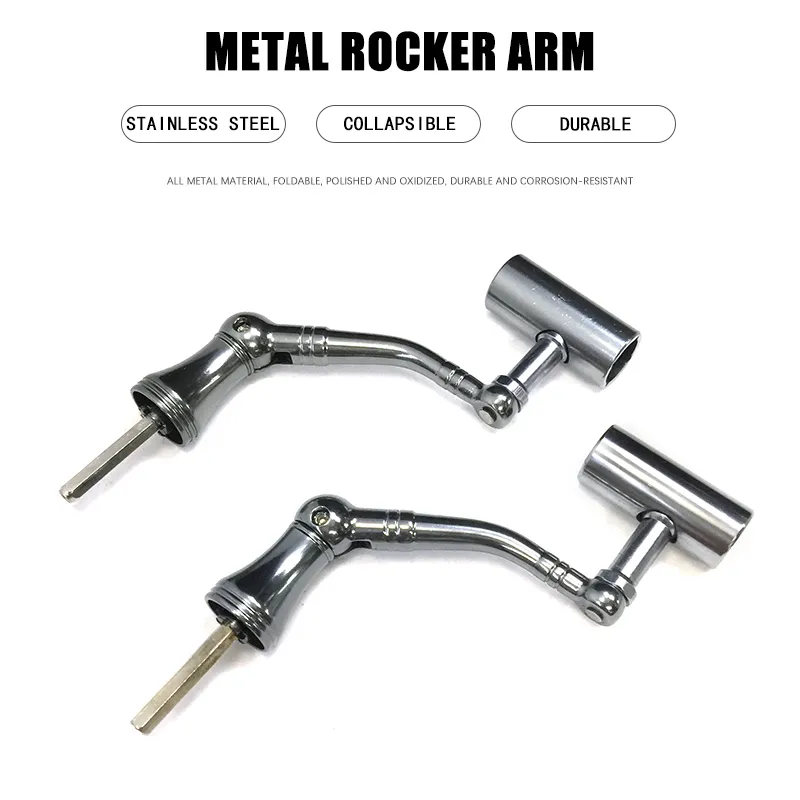 Pegangan Rocker Reel Pancing Aluminium Paduan, Tahan Lama untuk Kenop Gagang Reel Pancing Baitcasting