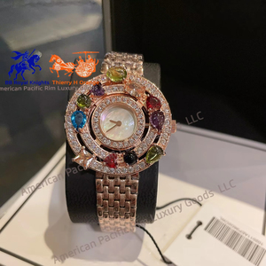 Reloj Automático de Cuarzo de Lujo para Mujer BVGRI, Esfera de 32 mm, Correa de Cocodrilo, Probador de Diamantes Moissanite, Estilo HipHop Moderno, Ronda BV - Product Image 4