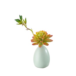 CallaFloral Plante Artificielle Succulente à Branche Unique Rouge Automne en Plastique pour Décoration Intérieure MW17693 - Product Image 5