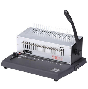 SD2000 Attrezzatura per Ufficio, Macchina Rilegatrice a Pettine da Tavolo Mini - Product Image 1