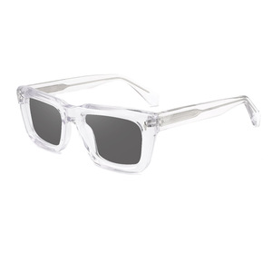 Classici occhiali <span class=keywords><strong>da</strong></span> sole quadrati alla moda in acetato fatti a mano <span class=keywords><strong>da</strong></span> uomo pesca alla guida di UV400 occhiali <span class=keywords><strong>da</strong></span> sole classici retrò quadrati di fascia alta - Product Image 4