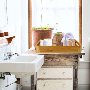 Youlike Splice Vanity Snack Plateau Fruits Secs Rotin Ferme Table Basse Salle De Bains Plateaux Décoratifs Marbre - Product Image 6