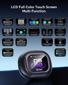 Écouteurs de traduction IA sans fil, traducteur en temps réel de 133 langues, écran tactile LCD, idéal pour les voyages, compatible Android/<span class=keywords><strong>iPhone</strong></span> - Product Image 3