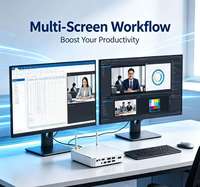 PC industriel embarqué sans ventilateur Openciaw Ai PC OEM ODM Intel Core I3 I5 I7 avec 2 ports LAN et 6 ports pour l'automatisation industrielle et la passerelle IoT