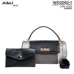 QAZA 2024 nouveau <span class=keywords><strong>sac</strong></span> fourre-tout décontracté mode PU matériel motif d'épissage <span class=keywords><strong>sac</strong></span> pour femmes - Product Image 4