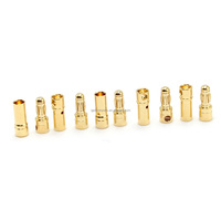 Conectores Amass GC3510-F/M Macho y Hembra de 3.5mm con Baño de Oro, Conectores GC3510