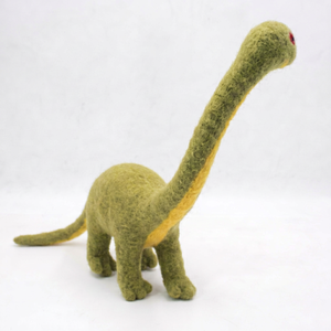 Lot de décorations de Noël suspendues faites à la main en feutre et laine, grand dinosaure vert, idéal pour la vente en gros - Product Image 5