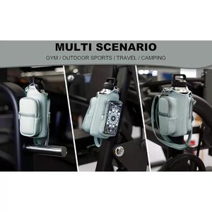 תיק כושר ספורט מותאם אישית עם אביזרים לכיס טלפון כיסים גברים נשים תיק בקבוק מים מגנטי עבור אימון כושר - Product Image 4