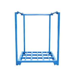 Étagère empilable <span class=keywords><strong>ZENDA</strong></span> pour serre agricole, en acier thermolaqué, capacité 1000 kg, pour emballage de film et stockage frigorifique - Product Image 2