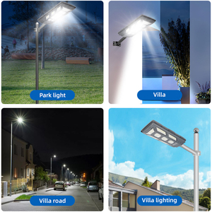 Farola Solar Exterior Impermeable IP65 <span class=keywords><strong>de</strong></span> 300w 500w 1000w 2000w, Integrada Todo en Uno, Luz LED Solar para Calle - Product Image 3