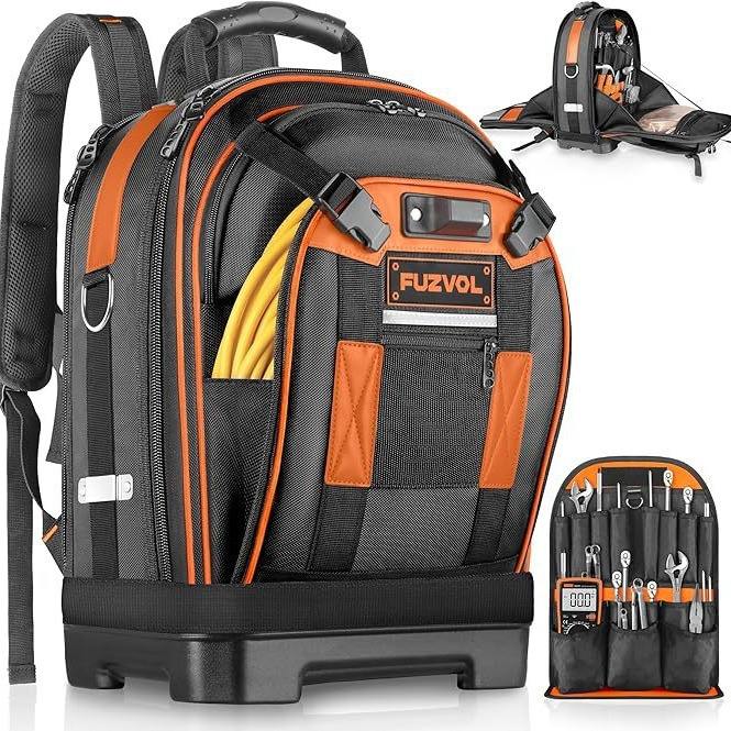 Backpack orange black