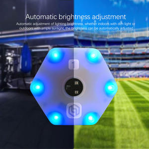 Lámpara de Reacción para Entrenamiento de Baloncesto, Fútbol, Taekwondo, Tenis, Bádminton, Sensor de Velocidad, Agilidad, 4 Luces + Aplicación - Product Image 4