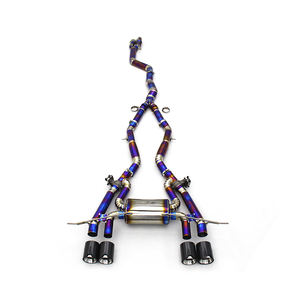 Tubo de <span class=keywords><strong>escape</strong></span> COC Valvetronic Catback para <span class=keywords><strong>BMW</strong></span> M3 G80 G82 <span class=keywords><strong>M4</strong></span> G8X 3,0 T 2021-2023 <span class=keywords><strong>Escape</strong></span> de titanio con llave de Control remoto - Product Image 2