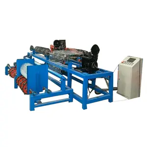 Chain link fence automatic mesh weaving machine