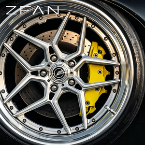 Jantes en aluminium forgé sur mesure à 5 branches, concaves profondes, de luxe, fabriquées dans le Jiangsu, <span class=keywords><strong>16</strong></span> <span class=keywords><strong>pouces</strong></span>, neuves, ET 25 mm, garantie à vie - Product Image 2
