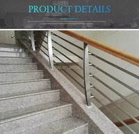 Système de balustrade en aluminium thermolaqué de conception moderne pour intérieur, extérieur, bord de plage, porche, centre commercial, hôtel, villa, fabriqué en Chine