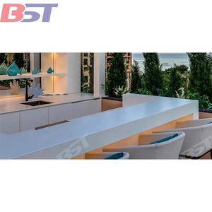 La barra per bere esterna bianca personalizzata di lusso progetta la cucina all'aperto personalizzata per l'isola - Product Image 4