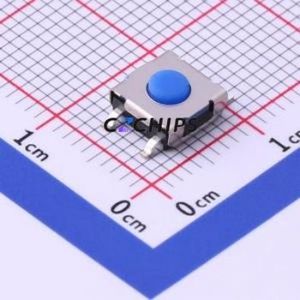 UK-B02130-G3.1-250 Tactile Switch SMD-4P,6.2x6.2mm Switch Single Pole Single Throw Round Button 2.5N Vertical Mount - Product Image 1