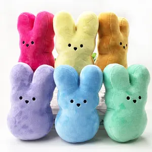 Nuovo arrivo gigante coniglio giocattolo 50cm peeps peluche coniglietto peep giocattoli pasquali