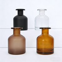 Bouteilles en verre vides dépolies mates pour diffuseur de parfum à bâtonnets, 50ml, 100ml, 150ml, 200ml, pour décoration intérieure, vente en gros