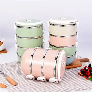 High Quality Stainless Steel Lunch Box Hot Sale Accept Small Quantity customizing SS Food Lunch Box