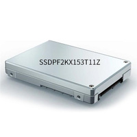 SSDPF2KX153T11Z قرص صلب داخلي للمؤسسات بسعة 15.36 تيرابايت، مقاس 2.5 بوصة، U.2 15 مم، PCIe 4.0، TLC، مع حماية من فقدان الطاقة PLP، هيكل معدني مستعمل