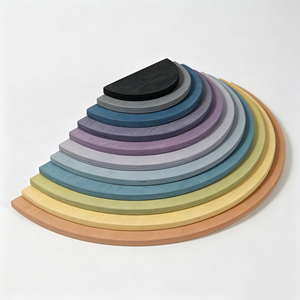 Jouets de construction <span class=keywords><strong>en</strong></span> <span class=keywords><strong>bois</strong></span> <span class=keywords><strong>en</strong></span> forme de demi-cercle <span class=keywords><strong>arc</strong></span>-<span class=keywords><strong>en</strong></span>-<span class=keywords><strong>ciel</strong></span> CE CPC <span class=keywords><strong>Grimms</strong></span> pour enfants de 5 à 7 ans - Product Image 3