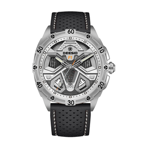 Dessio Men's Luxury <b>Skeleton</b> <b>Automatic</b> Mechanical <b>Watch</b> with Original Movement Custom Logo Wrist Replacement Parts - Product Image 4