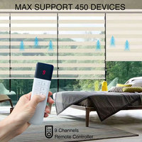 Télécommande 9 canaux Lifelibero pour moteur de stores enrouleurs intelligents Tuya, pilotes de rideaux électriques automatiques