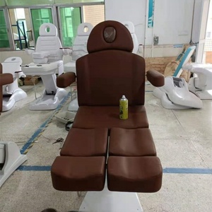Table de massage électrique en cuir incurvée KISEN personnalisée pour soins du visage et cils, idéale pour salons de beauté et hôtels – Stock disponible - Product Image 6