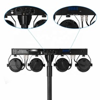 Kit de 48 projecteurs LED RGBW 60W pour scène DJ avec 25 angles de faisceau, contrôle DMX512, indice de protection IP33, 8 canaux, support et sac de transport