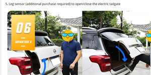 Usine Sonls Voiture Électrique Du Coffre Ascenseur Électrique Hayon Hayon hayon Vérin <span class=keywords><strong>Porte</strong></span> Arrière Automatique pour voiture-Isuzu MU-<span class=keywords><strong>X</strong></span> électrique hayon - Product Image 3