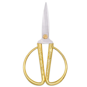 <span class=keywords><strong>Ciseaux</strong></span> à broder en acier inoxydable 53-95mm avec manche doré pour la découpe du papier, la couture et l'artisanat - Product Image 4