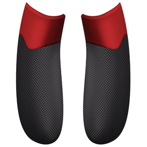 Poignées en caoutchouc antidérapantes de performance rouge écarlate, panneaux arrière de remplacement, rails latéraux pour manette Xbox Series X S - Product Image 2