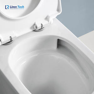 Juego de inodoro de cerámica de diseño moderno con <span class=keywords><strong>certificado</strong></span> de marca de agua P-Trap para renovación de baño en Tailandia, mercado de Yemen, estilo alemán - Product Image 5