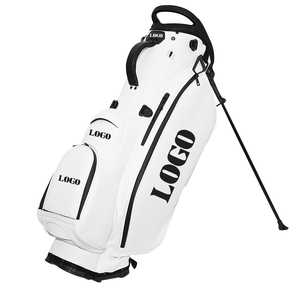 ASL <strong>Golf</strong> Factory Delivery Within Three Days White <strong>Lightweight</strong> Pu Leather CUSTOM logo <strong>GOLF</strong> <strong>BAG</strong> Waterproof <strong>GOLF</strong> STAND <strong>BAG</strong> - Product Image 1