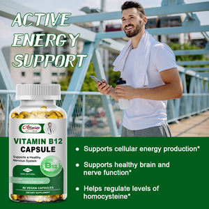 Capsules complexes de vitamine <span class=keywords><strong>B12</strong></span> de soutien de la santé des cellules nerveuses 60pcs capsules de cobalamine - Product Image 4