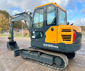 Nouvelle mini-excavatrice sur chenilles coréenne HX60 <span class=keywords><strong>PRO</strong></span> 6 tonnes, durable pour applications municipales/de jardin, avec cisaille à arbres, pièces en promotion - Product Image 2
