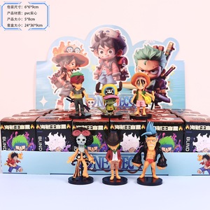 Juguetes de Caja Sorpresa de Anime One Piece: Muñecos de <span class=keywords><strong>Luffy</strong></span>, <span class=keywords><strong>Zoro</strong></span>, <span class=keywords><strong>Nami</strong></span>, <span class=keywords><strong>Usopp</strong></span>, <span class=keywords><strong>Sanji</strong></span>, Chopper, Nico Robin - Product Image 4