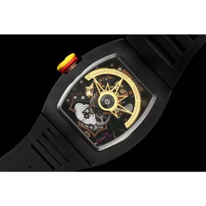 Montre de sport de luxe haut de gamme personnalisée 88 Tourbillon avec visage souriant, automatique, mécanique, en forme de barillet, pour la plongée, de haute qualité - Product Image 4