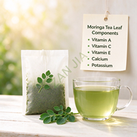 Ekstrak Herbal Daun Moringa Oleifera Kering Kelas Ekspor & Bahan Baku Teh Daun Minyak Moringa