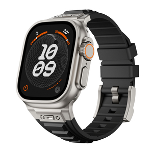 <span class=keywords><strong>Bracelet</strong></span> de montre en silicone BEEFLYPOWER pour hommes, respirant, idéal pour l'été, compatible avec les nouvelles <span class=keywords><strong>Apple</strong></span> <span class=keywords><strong>Watch</strong></span> S11, 10, 9/8/7/6/5, accessoires - Product Image 2