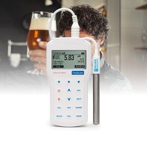 HANNA Professional Portable Beer PH Meter - HI98167 The PH Of The Wort, Cooled Wort, And Finished Product - Product Image 3