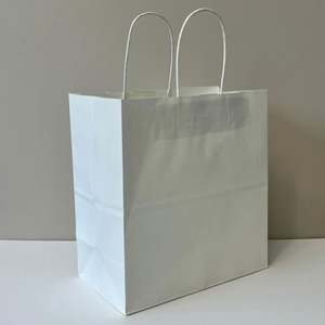 Sacs en papier kraft de luxe jetables écologiques et durables de qualité supérieure pour les pâtisseries et l'emballage de cadeaux à emporter - Product Image 2