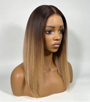 Perruques Bob en Cheveux Humains Bruts Vierges, Densité Élevée, Dentelle Suisse HD, Sans Colle, 5*5 6*13 360 HD Lace, Effet Superposé, Stock Usine