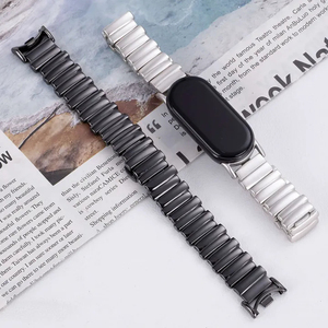 Correas de reloj metálicas de diseño de lujo Upro para Xiaomi Mi Band 8/9 Pro para mujer, correa irregular de metal de 12 mm para reloj inteligente. - Product Image 2